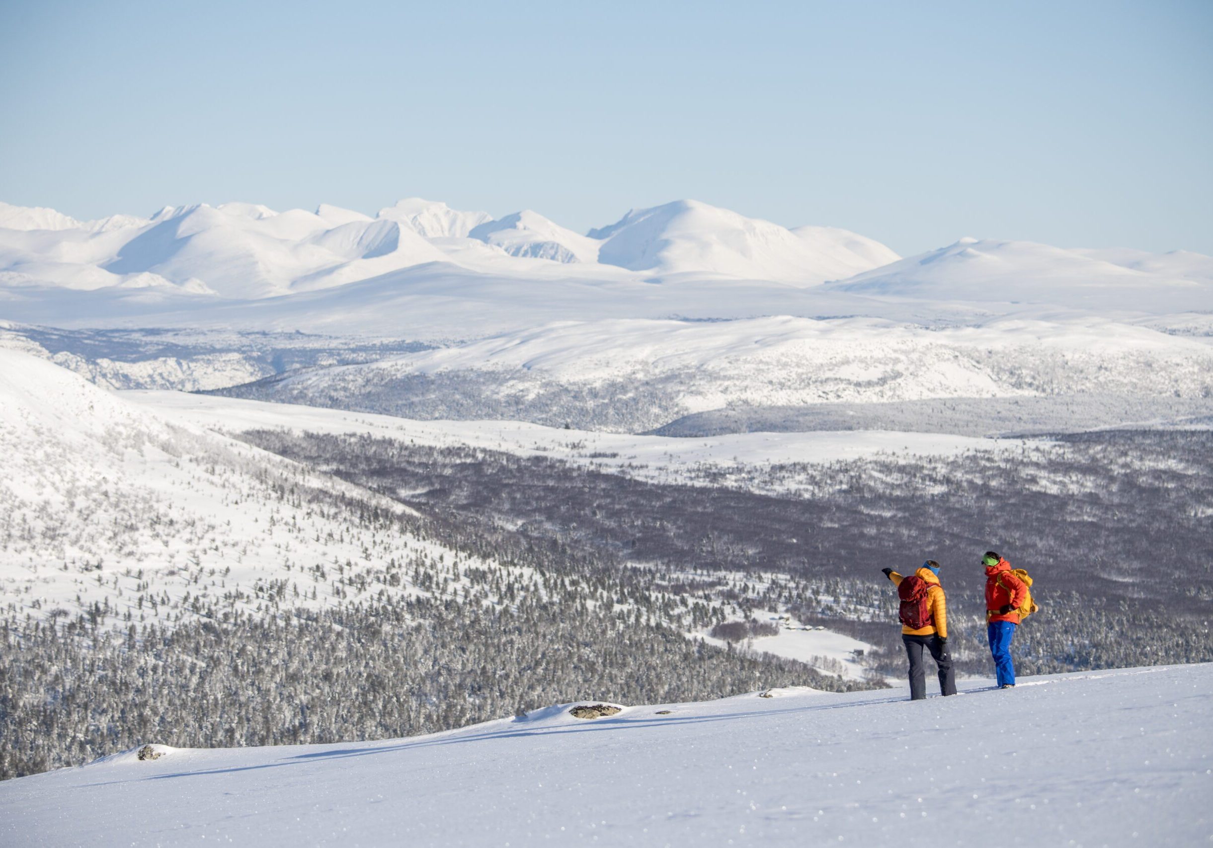 Truger med utsikt mot Rondane Foto Yngve Ask